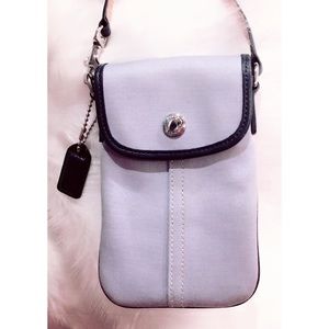Coach Canvas wristlet